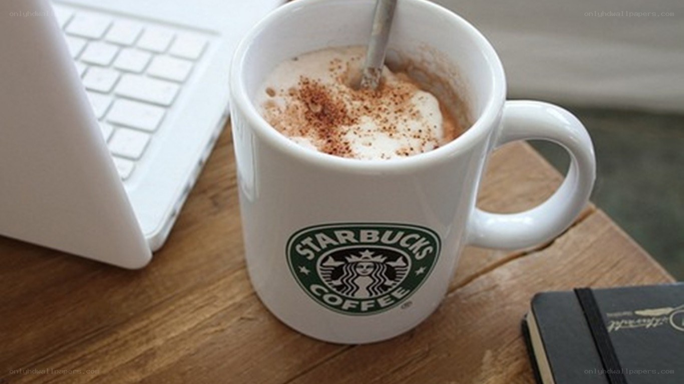 Starbucks coffee on desk