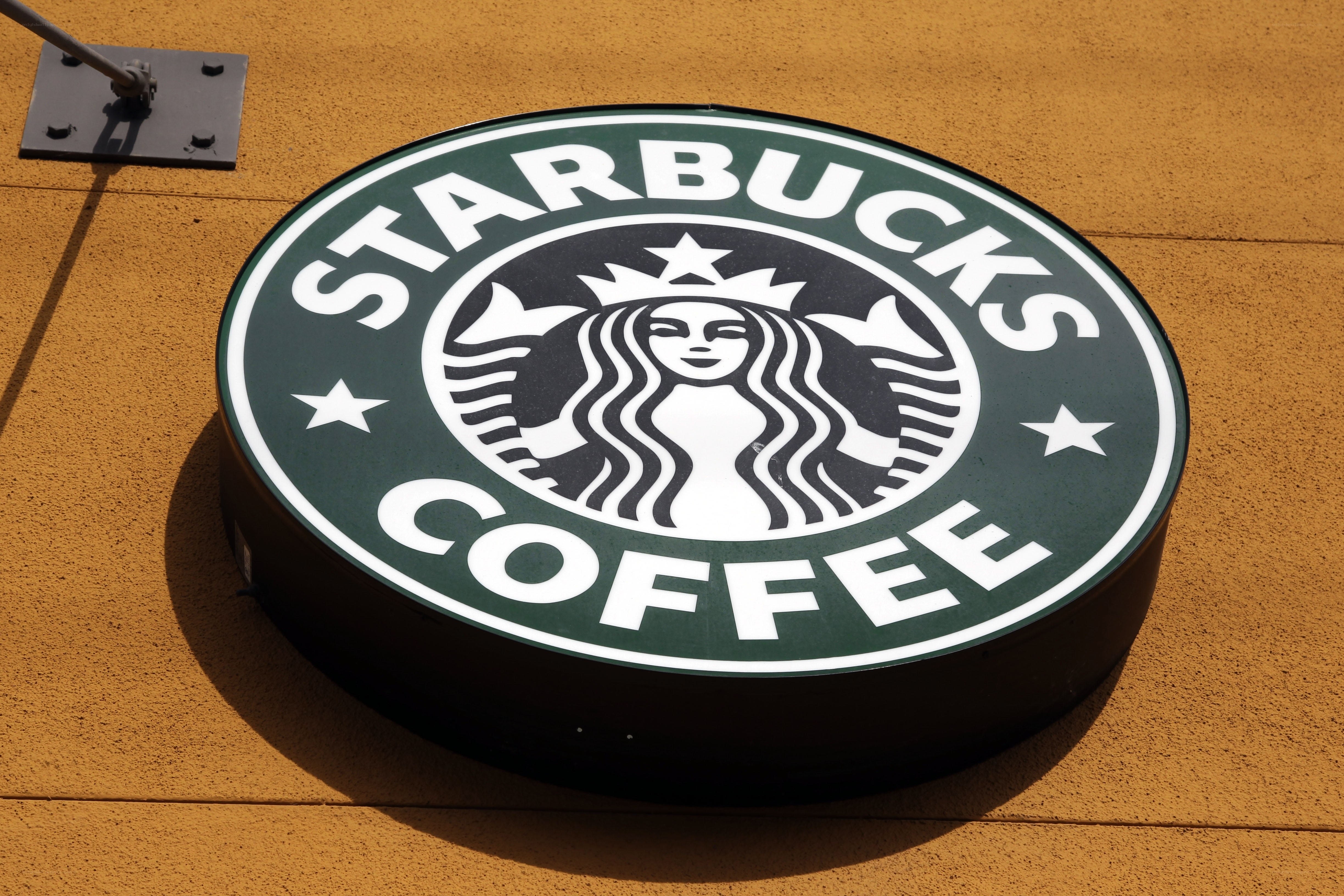Starbucks coffee sign