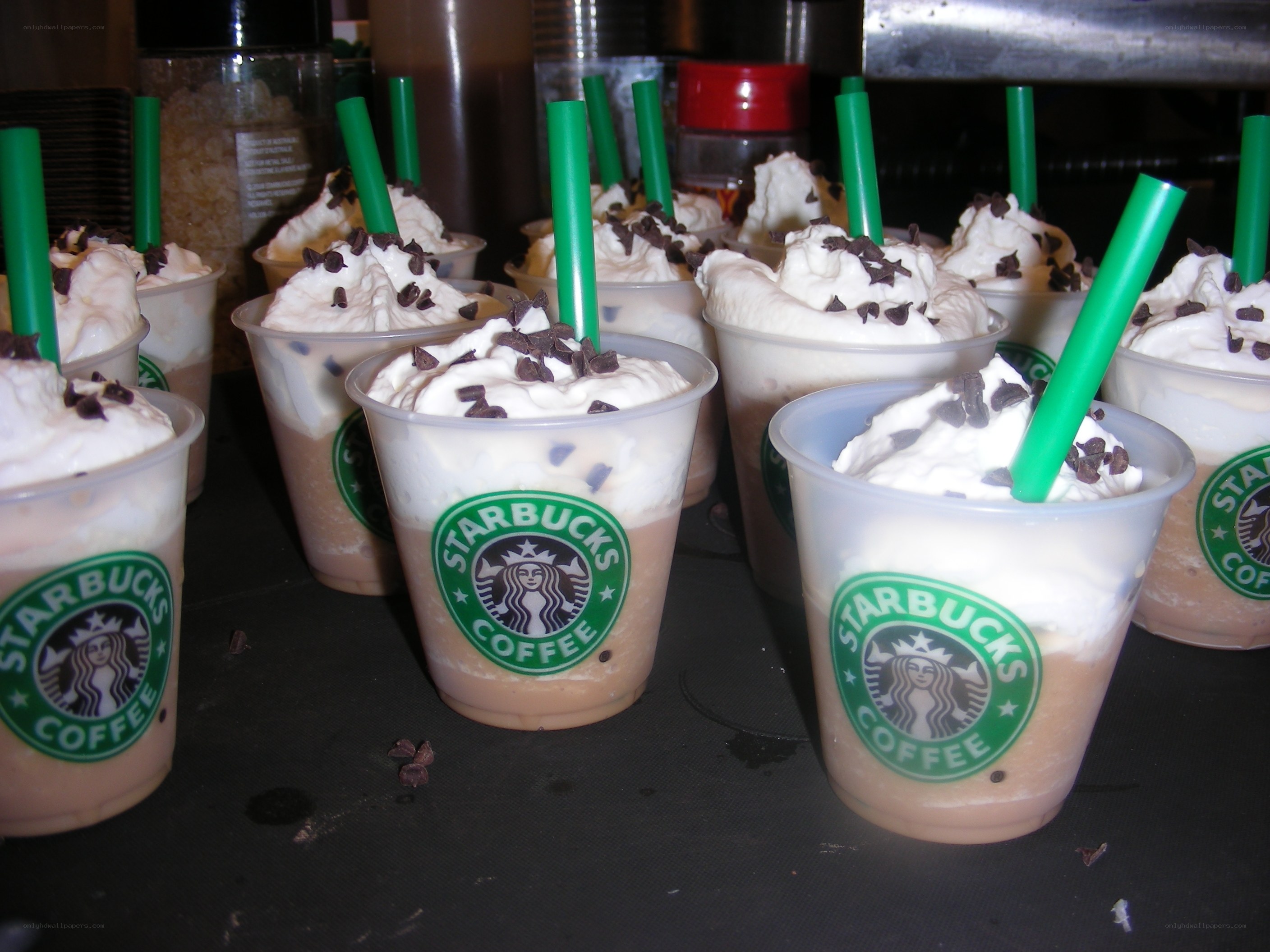 Starbucks drinks with whipped cream
