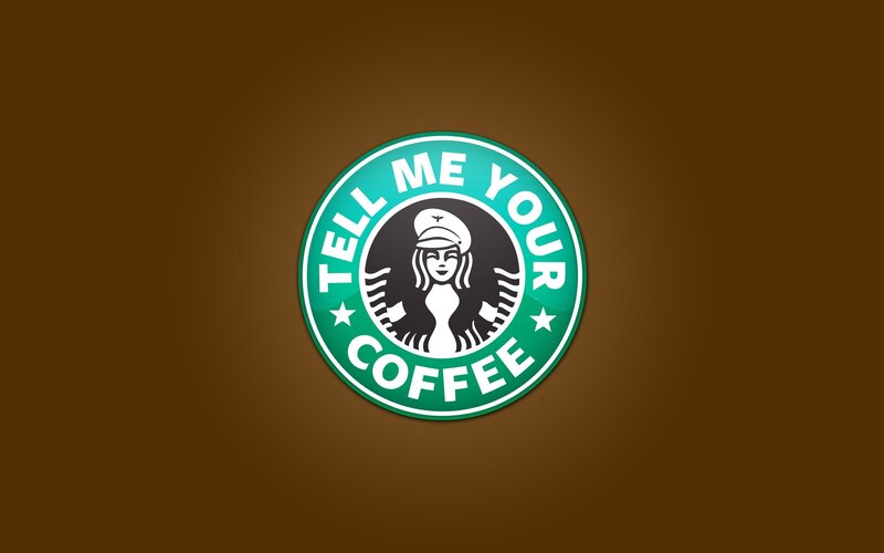 Starbucks logo parody