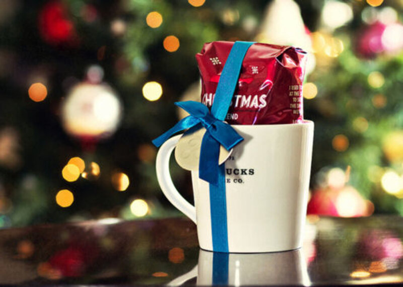 Starbucks Mug with Coffee