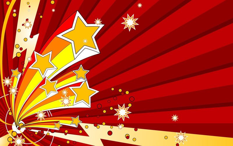 Starburst Explosion — Red