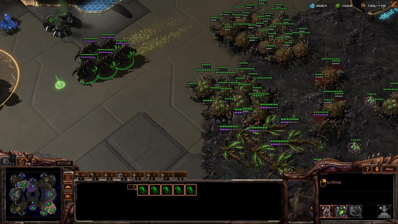 StarCraft II gameplay screenshot
