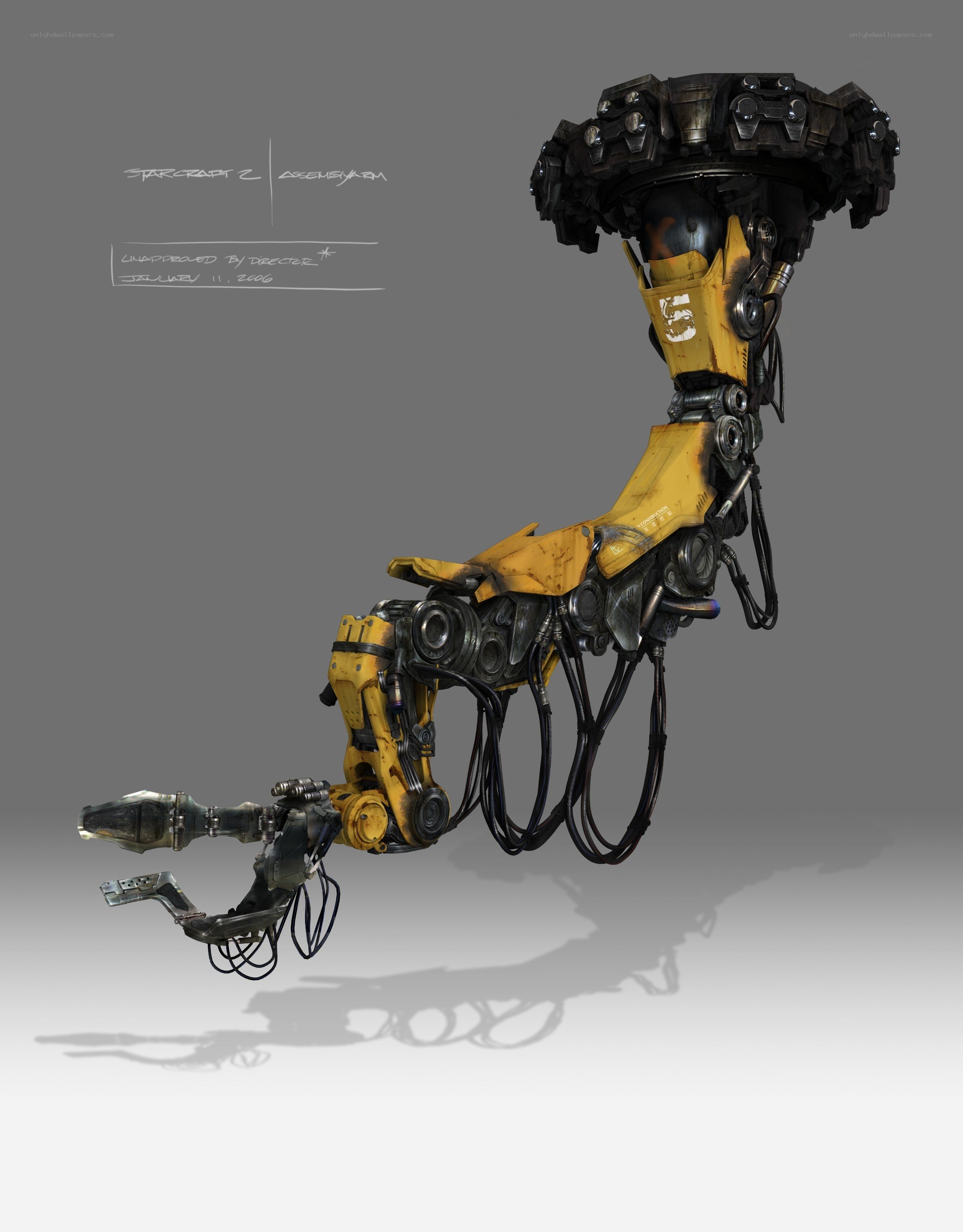 StarCraft II mech arm concept