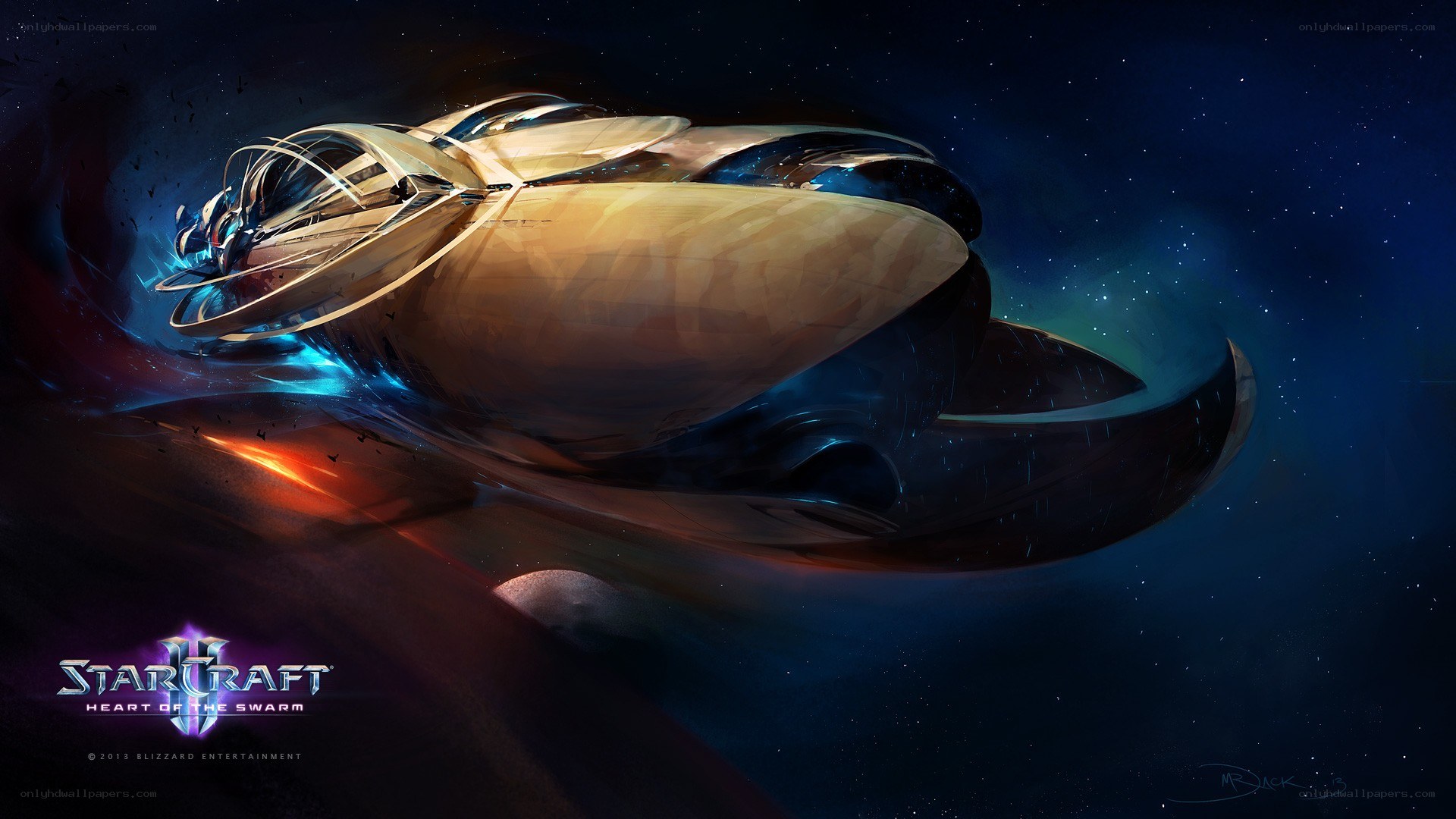 StarCraft II spaceship concept