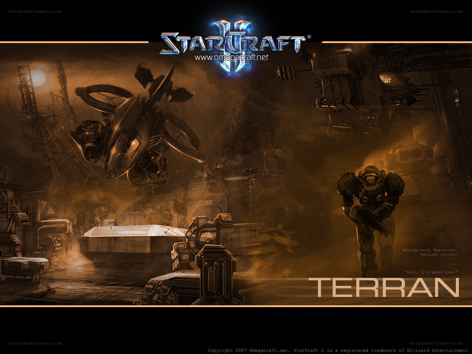StarCraft II Terran scene