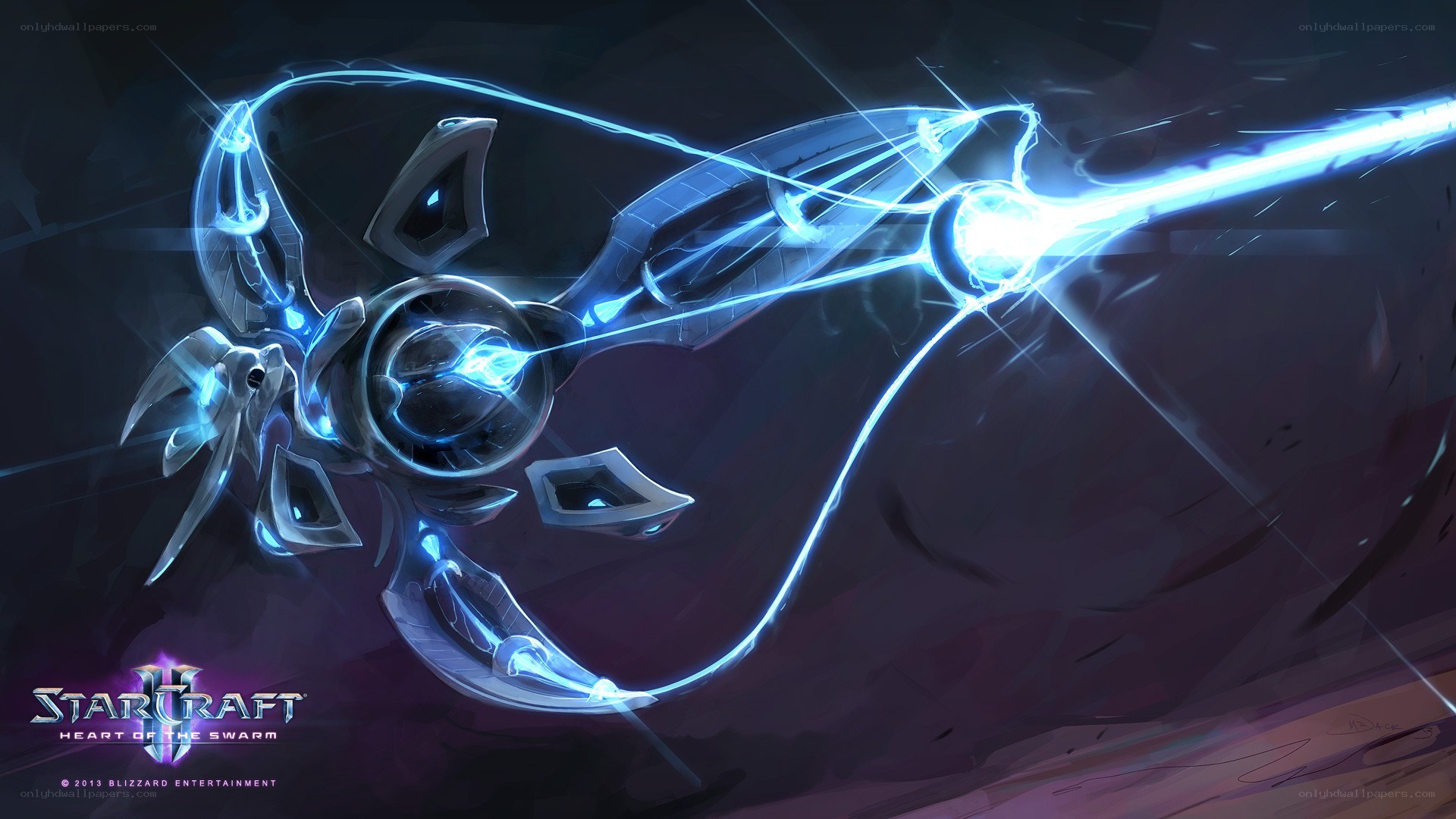 Starcraft II weapon concept art
