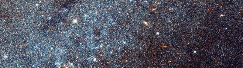 Starfield in Deep Space — Blue
