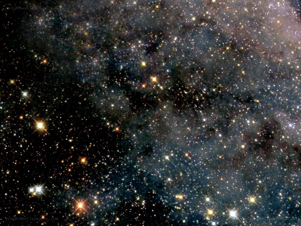 Starfield in deep space