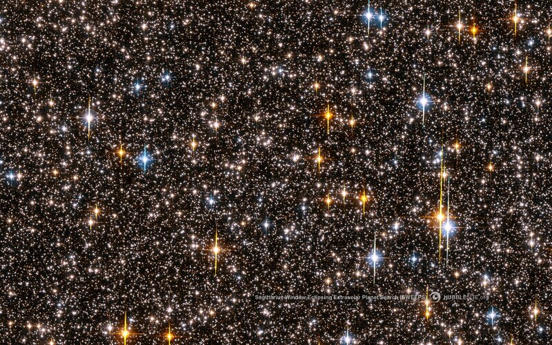 Starfield in Sagittarius Window