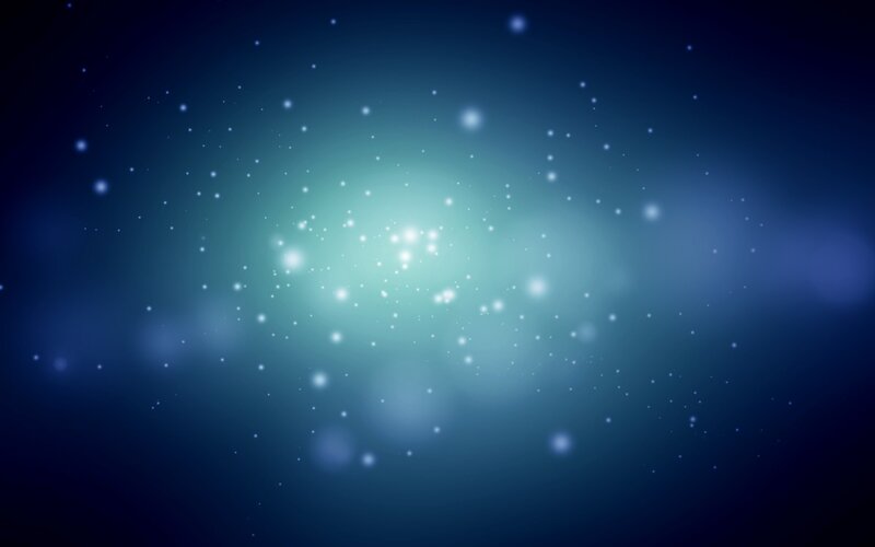 Starfield in Space — Blue