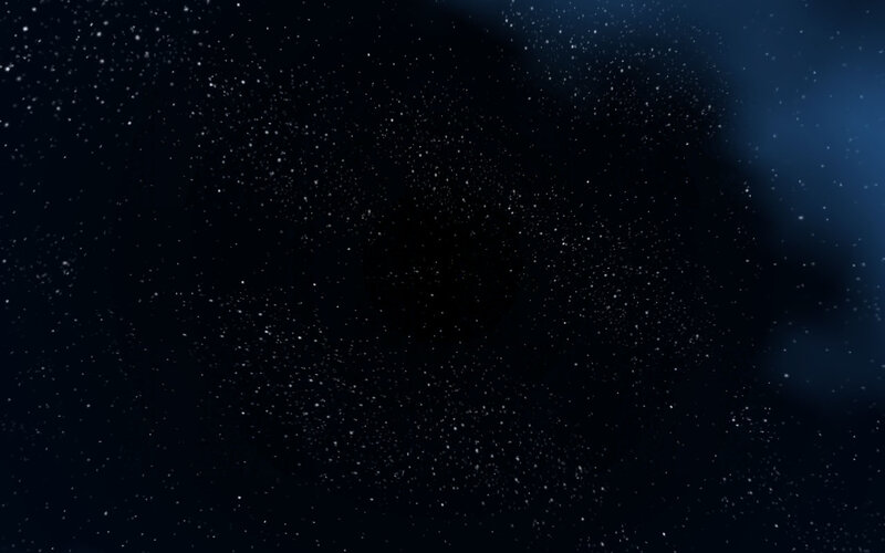 starfield in space