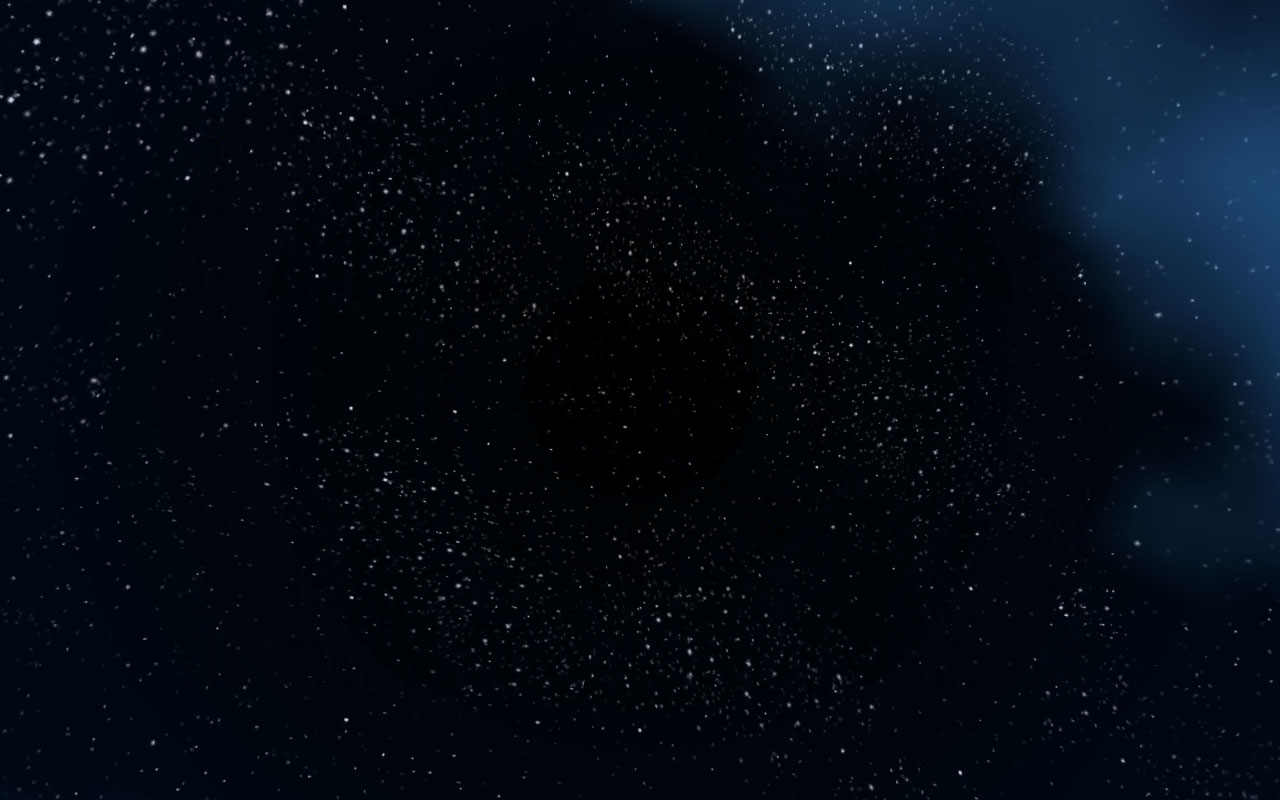 starfield in space