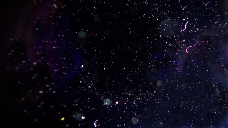 Starfield with Lens Flare — Black