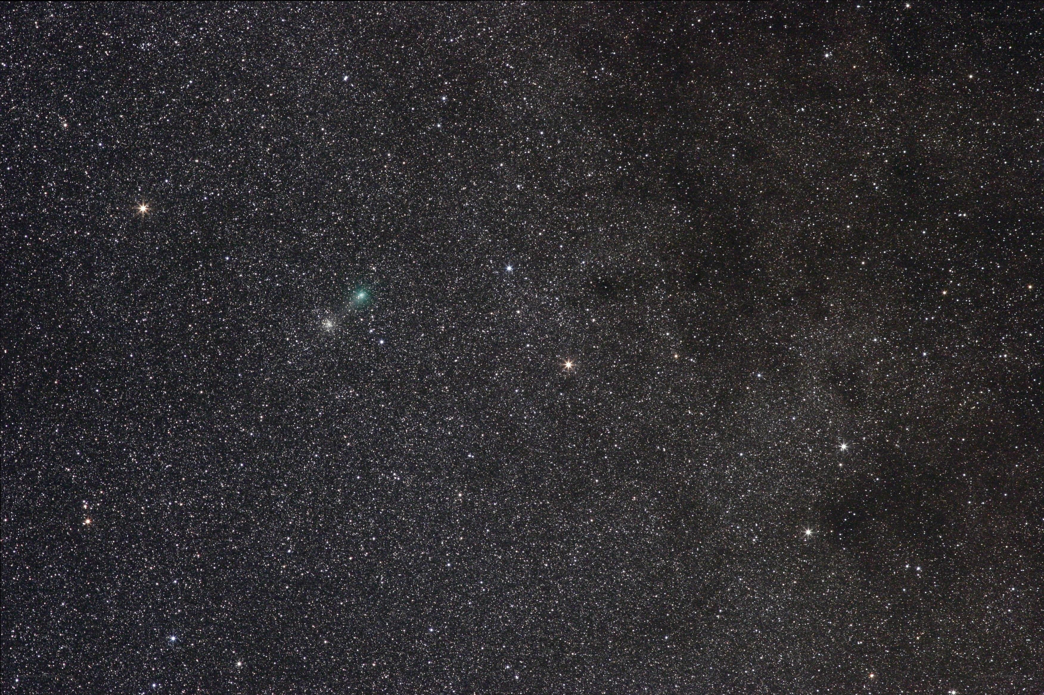 Starfield with nebula
