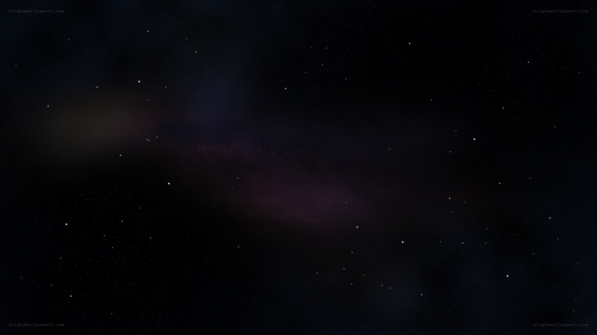 starfield with nebula