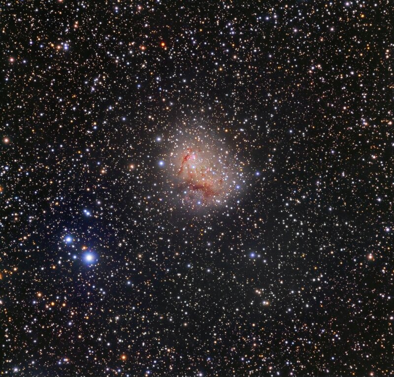 Starfield with nebula