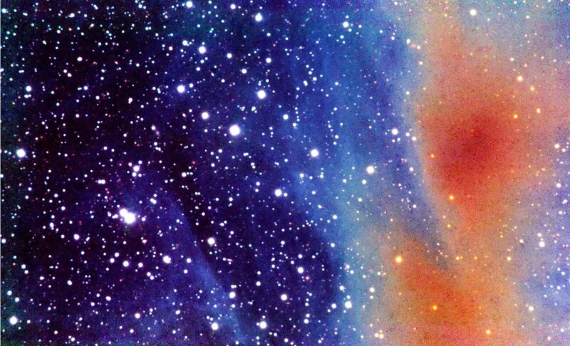 starfield with nebula