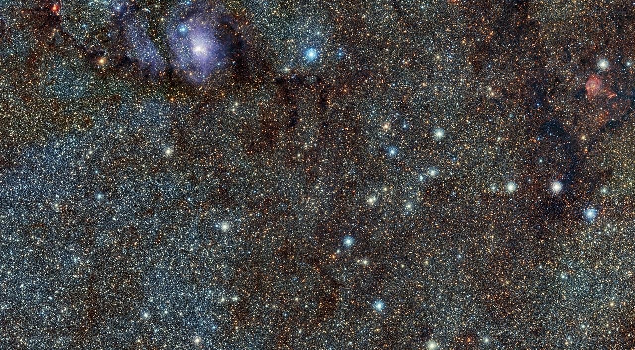 Starfield with nebula
