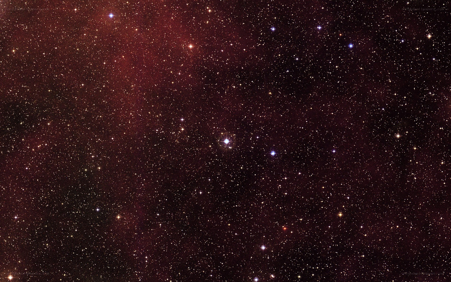 Starfield with nebula