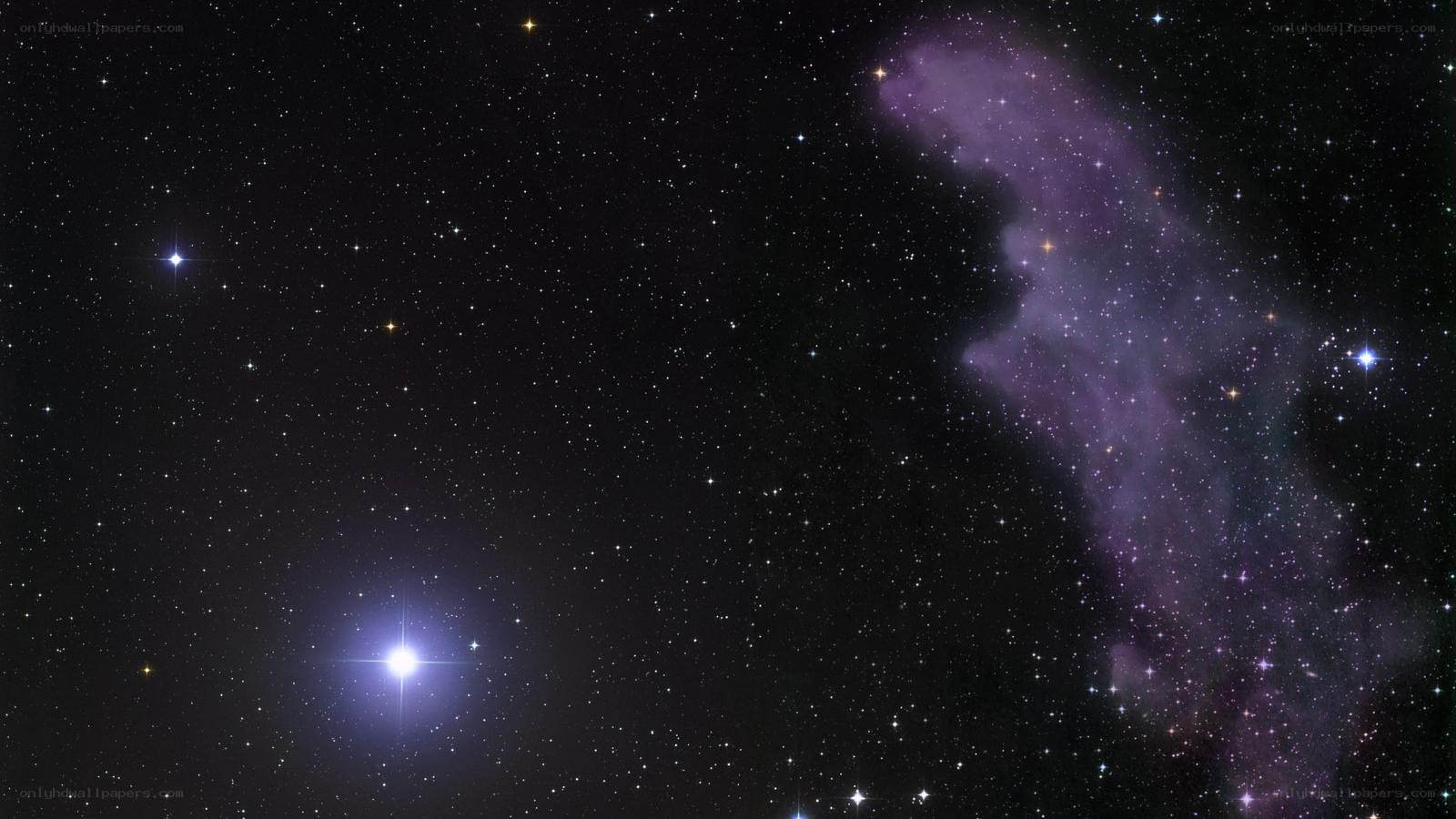 starfield with nebula