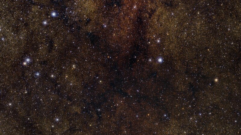 Starfield with Nebula — Black, Cosmic, Night, Photograph, Stars, Dust
