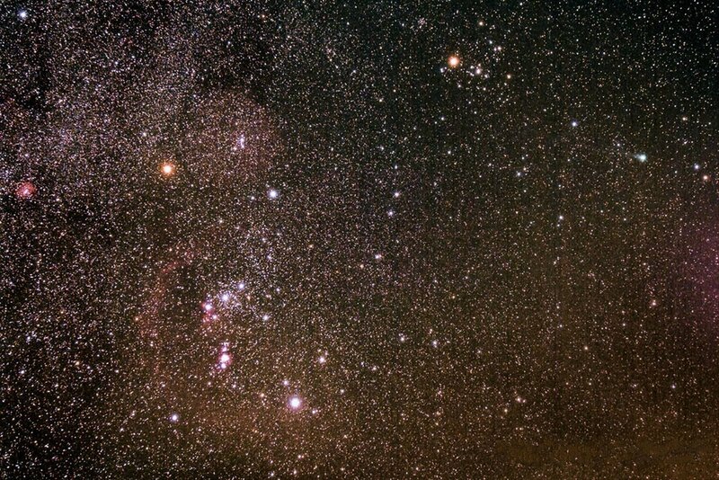 Starfield with Nebula — Black, Serene