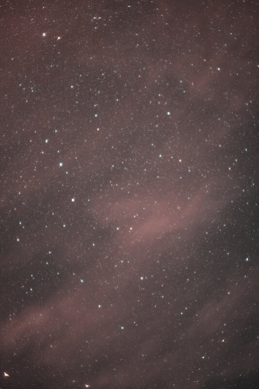 Starfield with Nebula — Purple, Serene