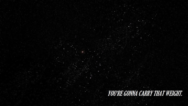 Starfield with Text