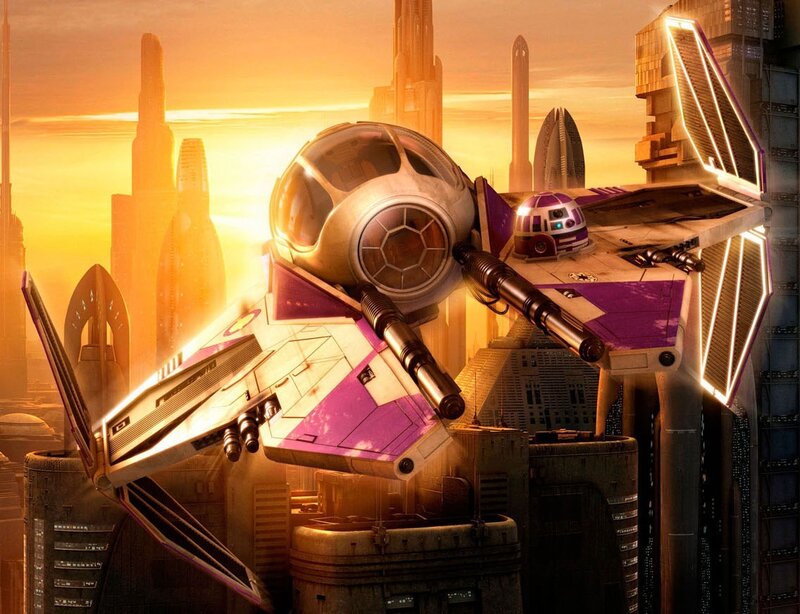 Starfighter in City