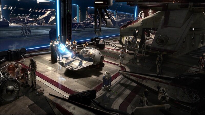Starfighters in Hangar