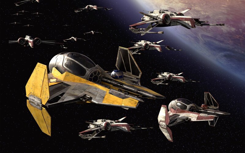 Starfighters in Space
