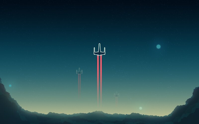 Starfighters Launching