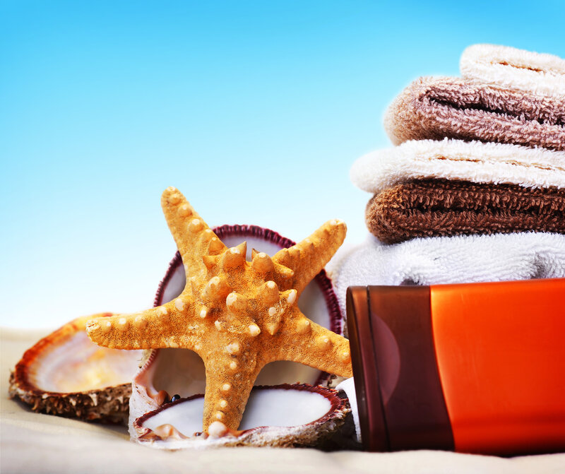 Starfish and Seashells — Blue, Serene, Summer