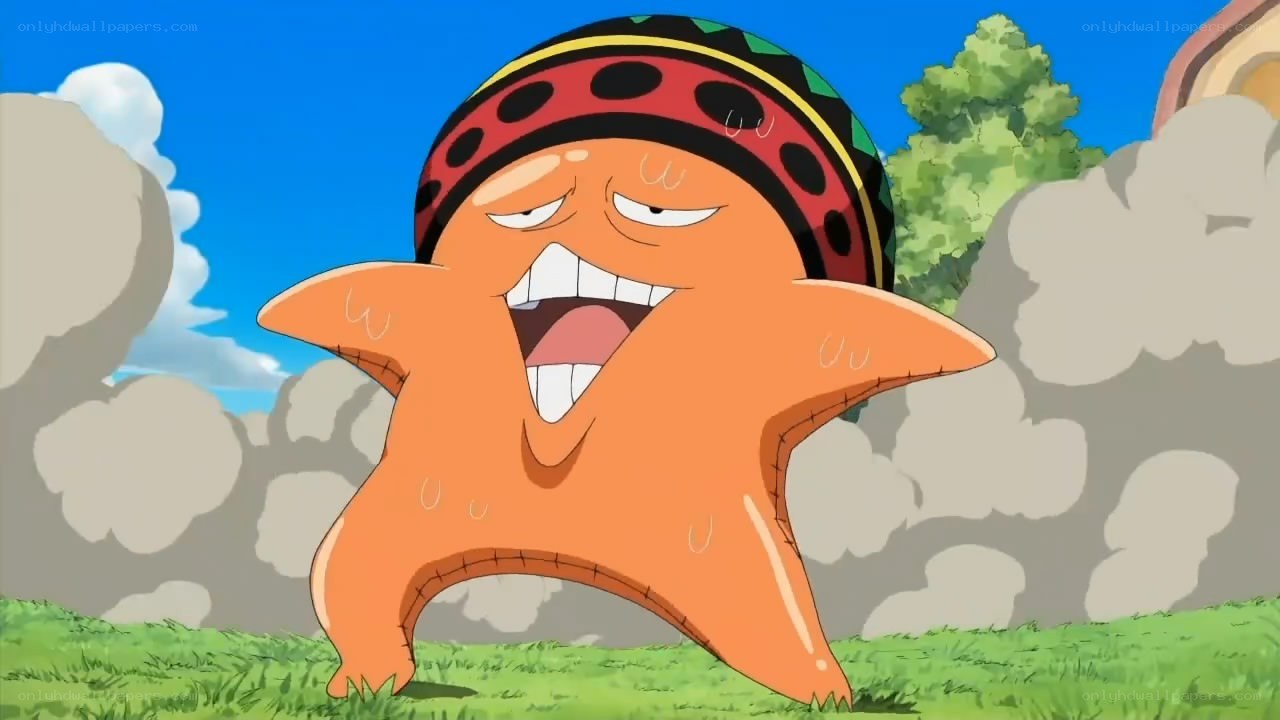 starfish character shouting