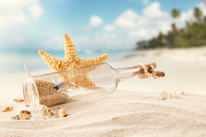 Starfish in Bottle — Beige
