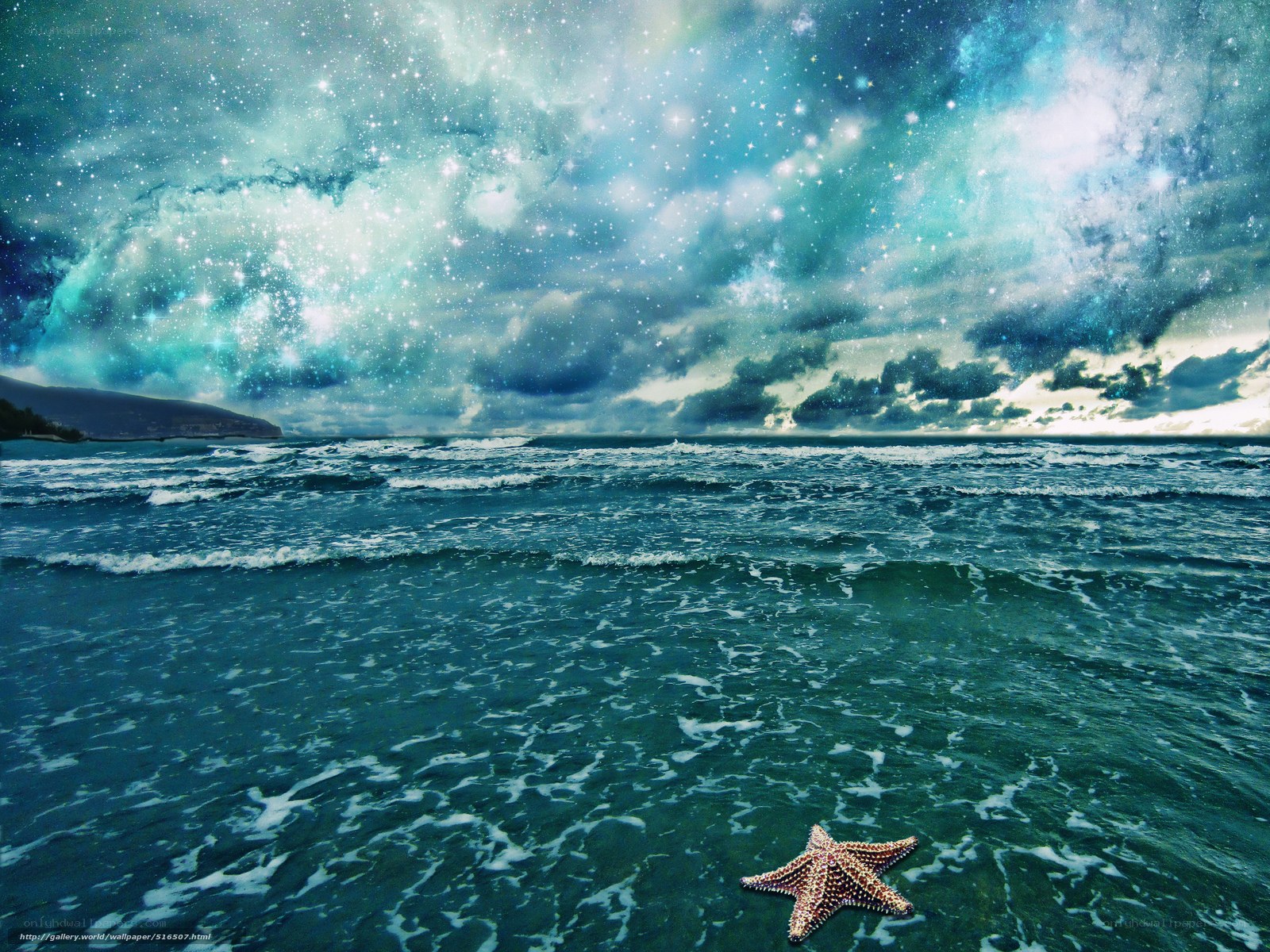 Starfish on a cosmic beach