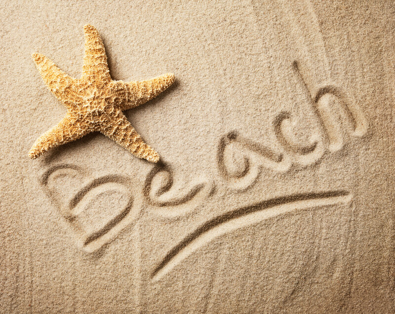 Starfish on Sand — Beige, Serene, Summer