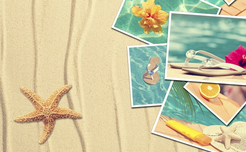 Starfish on Sandy Beach — Beige, Relaxed