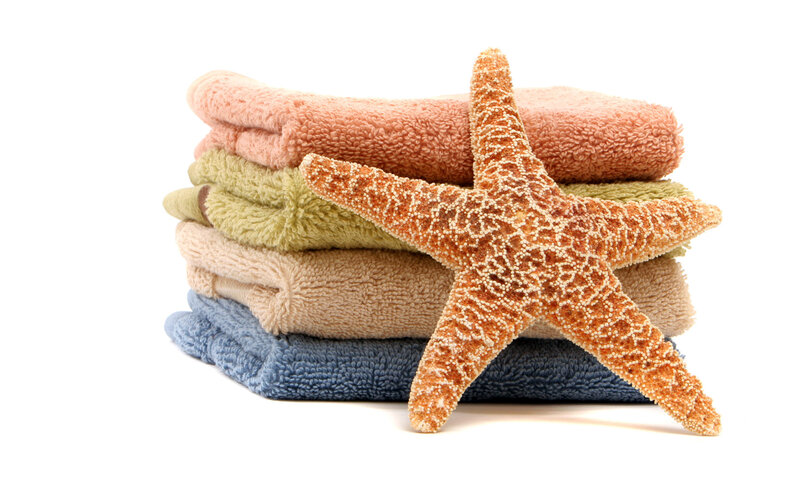 Starfish on Towels