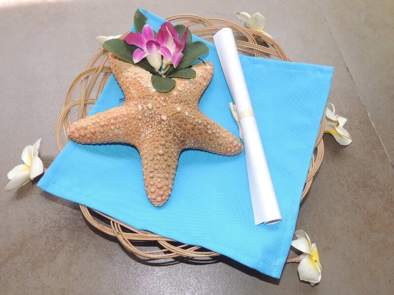 Starfish with Flowers