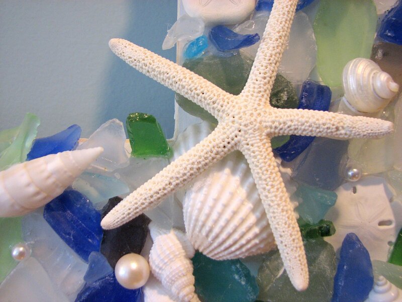 Starfish with Seashells — Blue, Calm