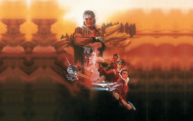 Starfleet Crew on Alien Planet — Orange