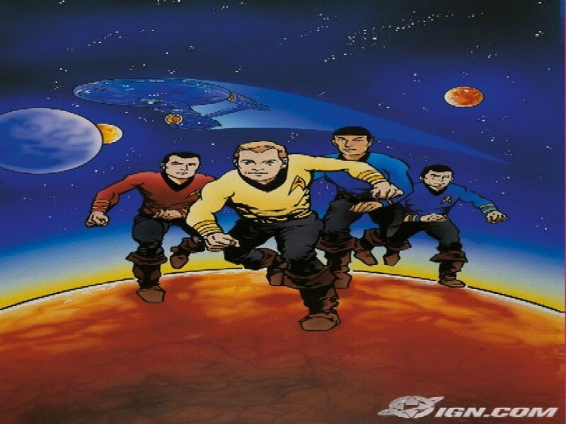 Starfleet Crew Running