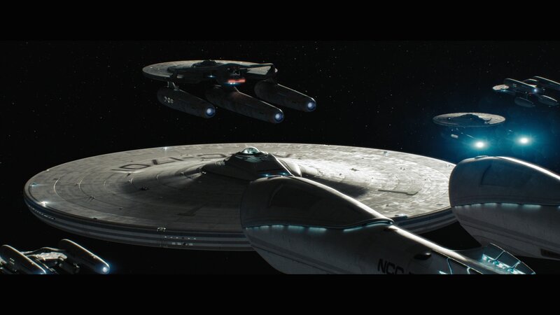 Starfleet fleet in space