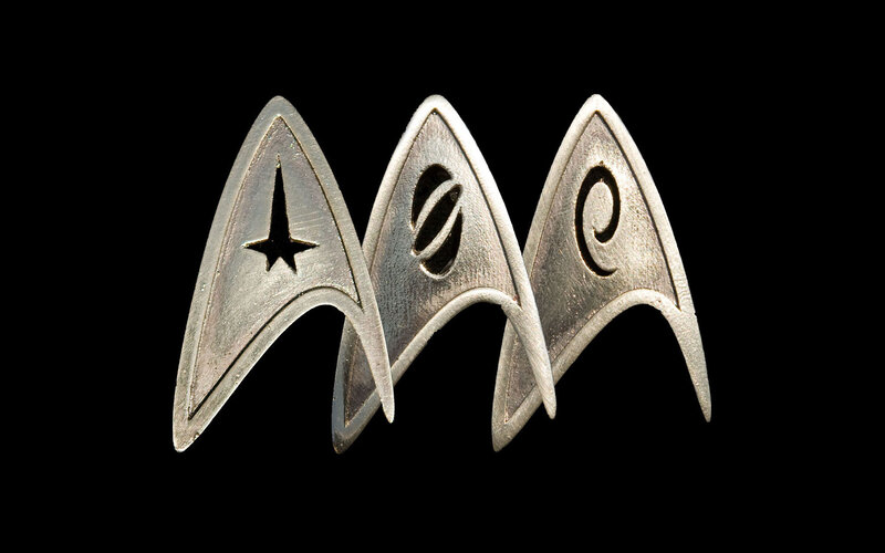 Starfleet insignia badges