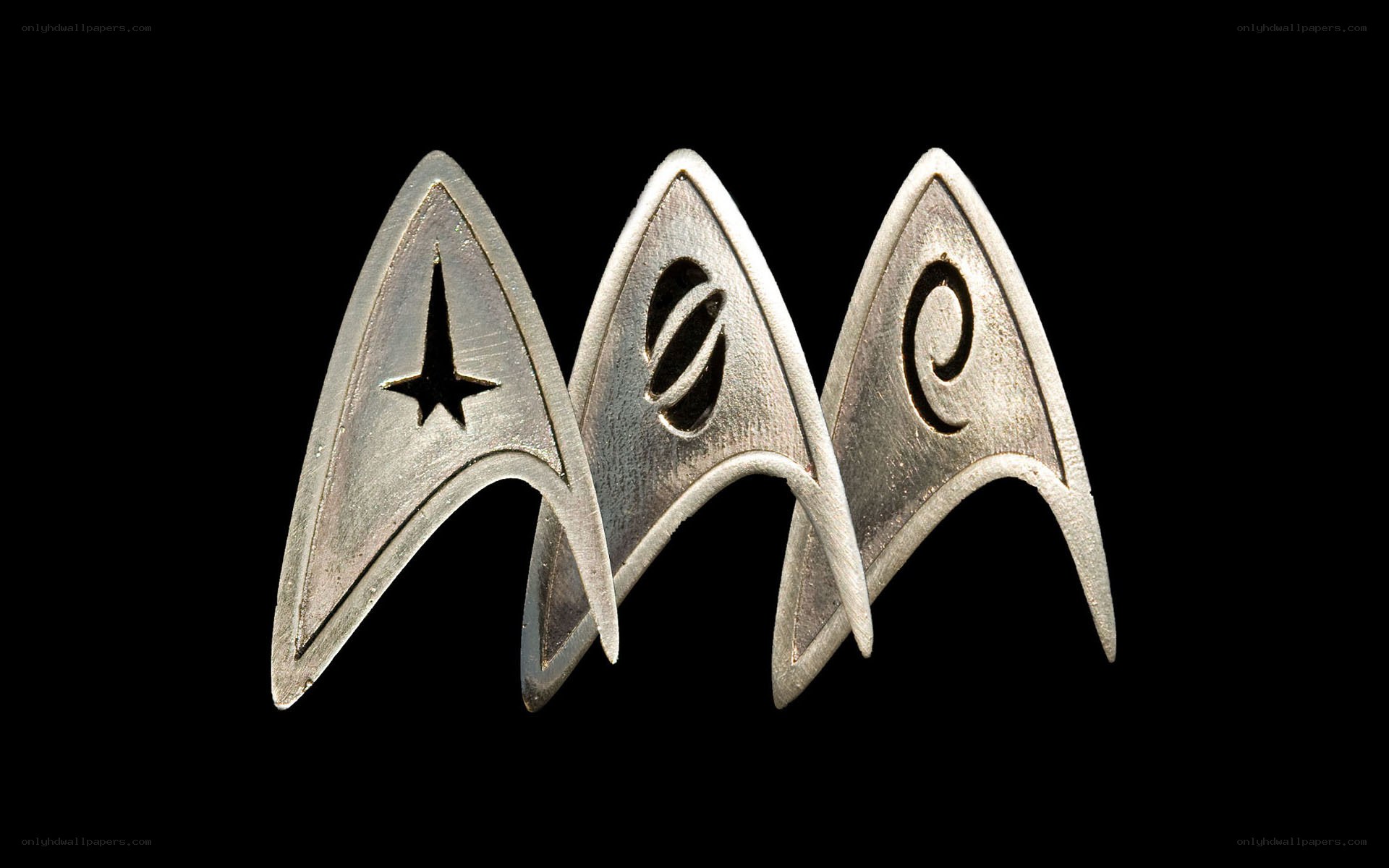 Starfleet insignia badges
