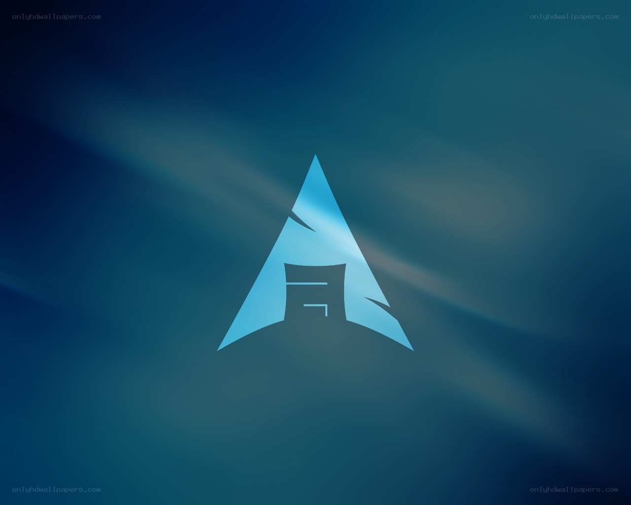 Starfleet insignia on blue background