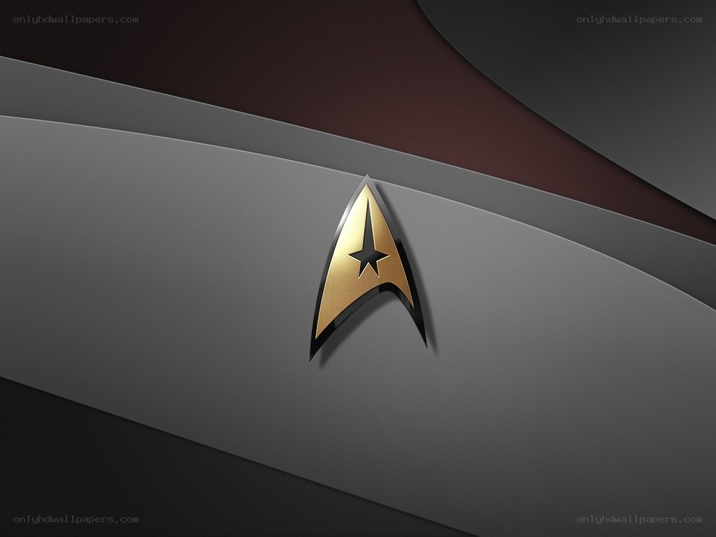 Starfleet insignia on ship hull