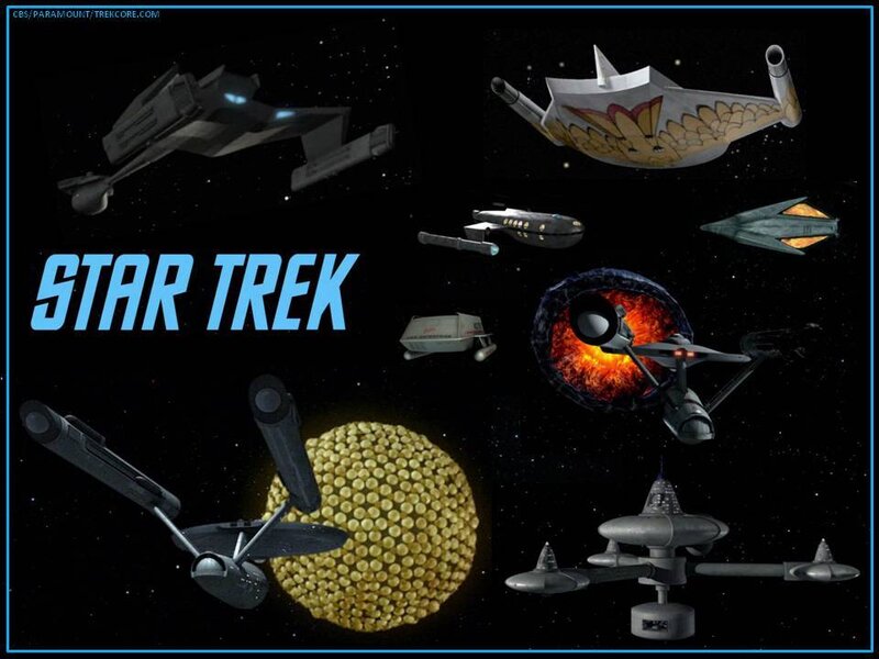Starfleet Ships in Space — Black